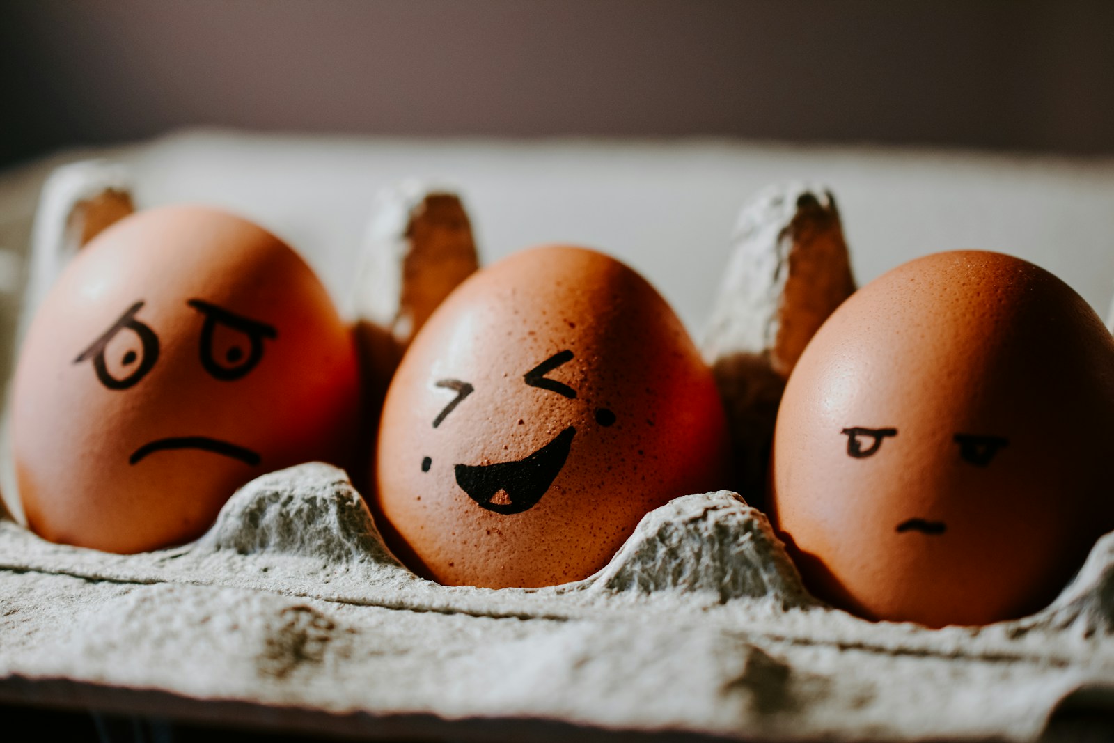 Photo by Nik brown eggs on white textile
